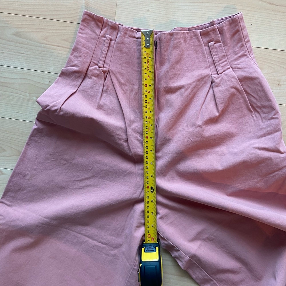 Zara Pink Belted Pants - Picture 9 of 9